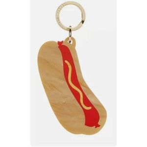 Eddie Parker Hot Dog Key Chain NEW